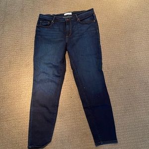Loft Dark Denim leggings never worn